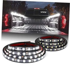 60" Inch White LED Truck Bed Lights Strip Kit, Decoration Lighting Bar 2 PCS