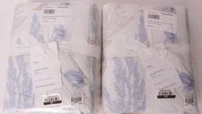 set/2 Pottery Barn Sandpoint reversible comforter king shams