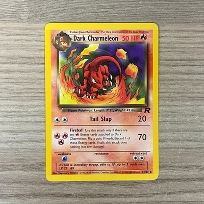 Dark Charmeleon Carte Pokémon TCG Étape 1 Team Rocket 32/82 Feu - Photo 1/4
