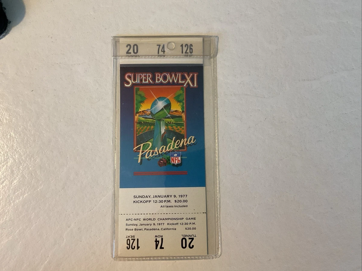 Super Bowl In Vintage Sports Ticket Stubs for sale | eBay