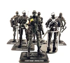 GI Joe Snake Eyes 6 Figure Lot Pre-Owned Round Stand Not Included Look @ 360 VID