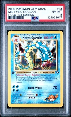 Misty's Gyarados 1st Edition Gym Challenge #013 (2000) Holo NM-MT