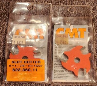 2x CMT Slot Cutter 822.360.11