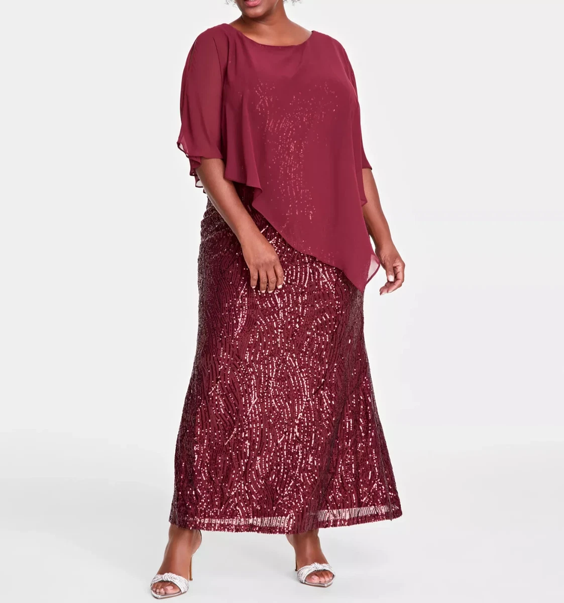 Formal Solid Plus Size Dresses for Women for sale | eBay