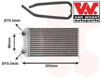 VAN Wezel 43006439 WäRmetauscher FüR Innenraumheizung HeizungsküHler