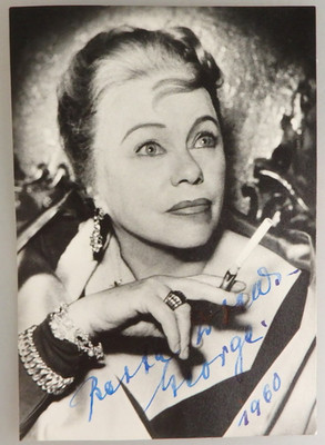 Autogramm deutsche Schauspielerin Berta Drews-George 1960 (132254)
