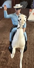 Vintage 1950's Lone Ranger Mini 500 Series Hartland Plastics Figure w/Hat