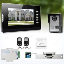 7inch Video Door Entry Call System Electric Lock Supported for Home Security