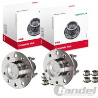 2X FAG RADLAGER-SATZ Hinten Passend FÜR Chevrolet Zafira Opel Astra Combo