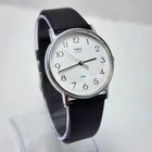 VINTAGE TIMEX QUARTZ BLACK/WHITE WATER RESISTANT MEN'S WATCH