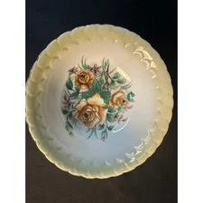 Antique Wheelock Yellow 6.25" Bowl