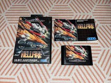 Hellfire Sega Mega Drive Spiel Pal UK CIB komplett mit Handbuch Hell Fire Megadrive