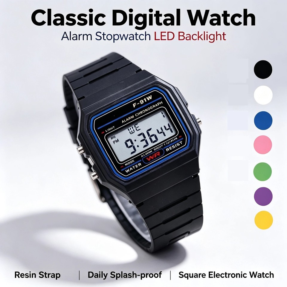 Casio F91W-1 Wrist Watch for Men