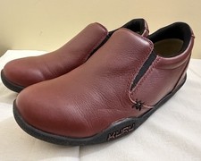 Kuru Slip On Comfort Red Leather Kivi Loafers Clogs Shoes 9/40