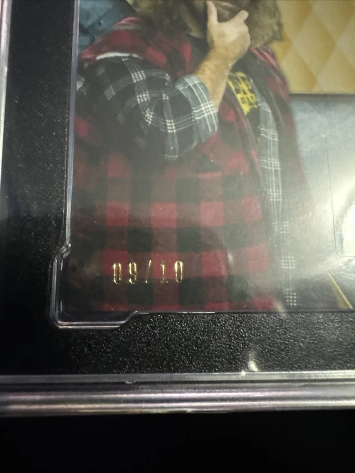2017 Topps, Legends Of Wwe Mick Foley Gold Auto SGC 10 - Image 3 of 3