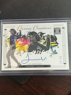 2024 Panini Impeccable - Canvas Creations Joendry Vargas #CCS-JV /49