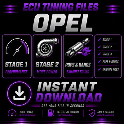 OPEL Vauxhall ECU Remap Chip Tuning Dateien Sammlung Für Kess V2 KTag PCMTun
