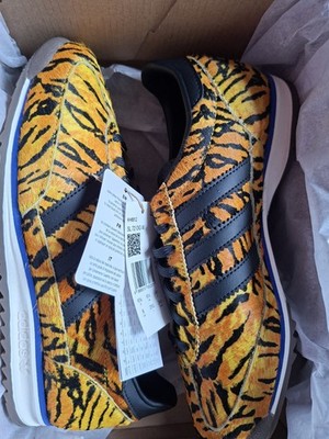adidas SL 72 OG W Damen Sneaker Tigerprint orange/schwarz Gr. 40 Low Top