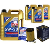 Inspektionskit Filter Liqui Moly ÖL 8L 5W-30 FüR Kia Cee'd Sw Ed 2.0 Crdi 140