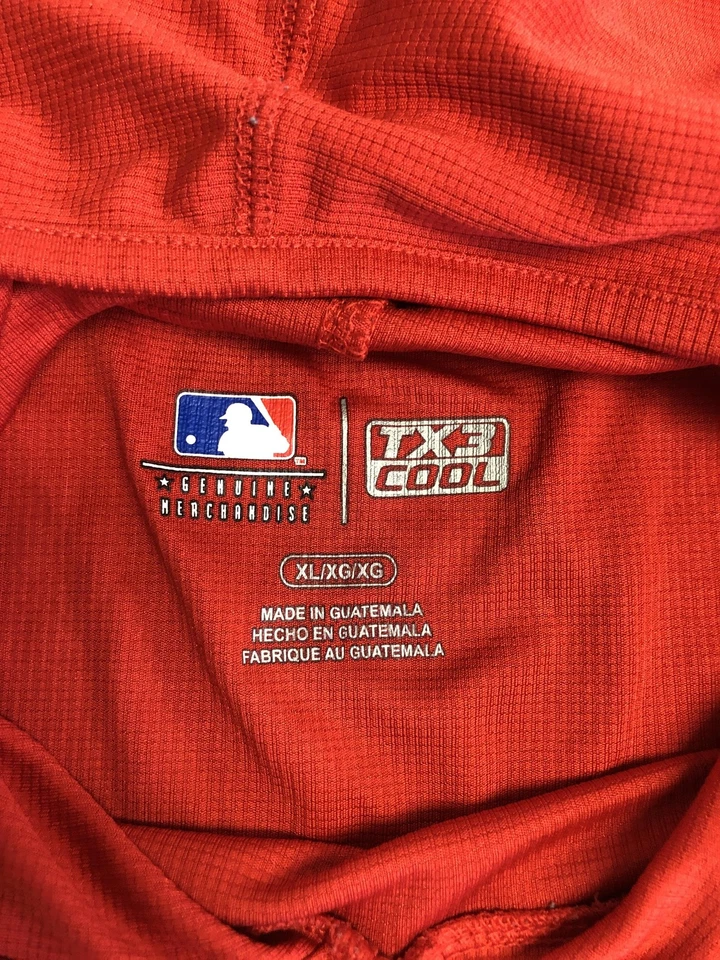 Camisa Cincinnati Reds Para Hombres XL Roja Con Capucha Manga Larga MLB Béisbol TX3 Genial Foto 2 de 4