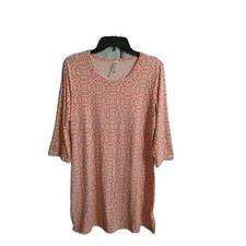 Lulu B pink white knee length medium dress