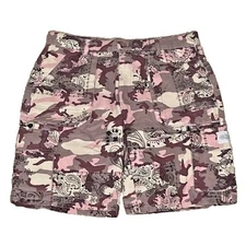 BooHoo Man Camo Fixed Waist Bandana Shorts Size 30