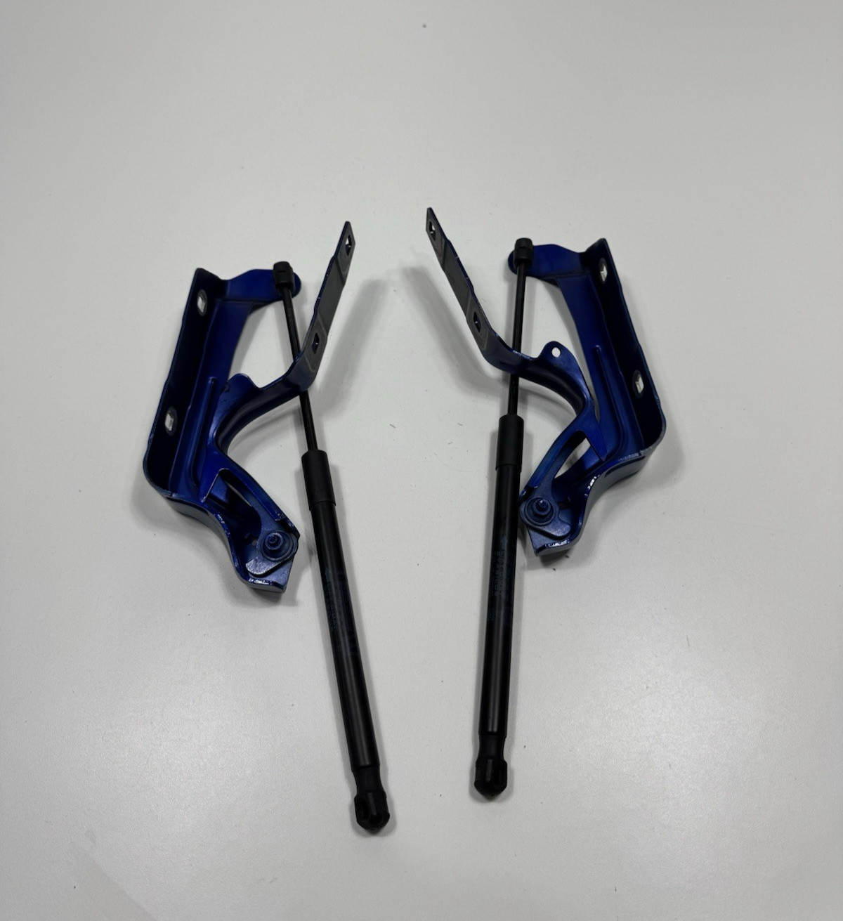 ✅2014-2024 Maserati Ghibli Hood Hinges Support Bracket Pair Blue OEM