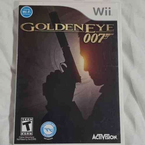 Activision GoldenEye 007 Nintendo Wii NTSC-U/C T Manual Wii Zapper Compatible