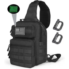 Tactical Sling Bag Men Outdoor Shoulder Pack Small EDC Crossbody Chest Bag