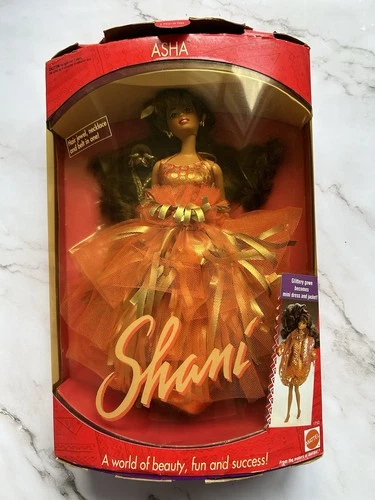 Mattel 1991 Shani And Friends Asha Doll #1752
