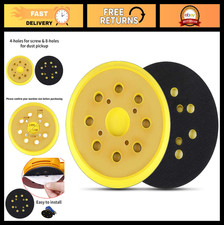 2 Pack 5" Hook and Loop Sanding Pads, 8 Holes for Random Orbital Sanders, Univer