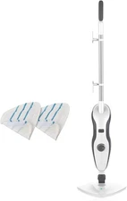 True & Tidy Heavy Duty Steam Mop w/ Built-in Water Filter, Adj. Steam 2 Mop Pads