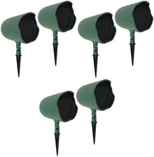 6 JBL GSF6-GN 6.5" Landscape Ground Stake/Wall Mount 70v Commercial Speakers