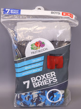 Fruit of the Loom Boys Underwear 7 Pack Assorted Boxer Brief Underwear Sizes M