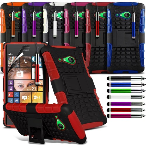 Dual Layer Hybrid Shock Proof Armour Rugged Stand Kickstand Builders Hard Case