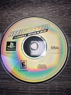 PS1 Need for Speed: High Stakes (Sony PlayStation 1, 1999)