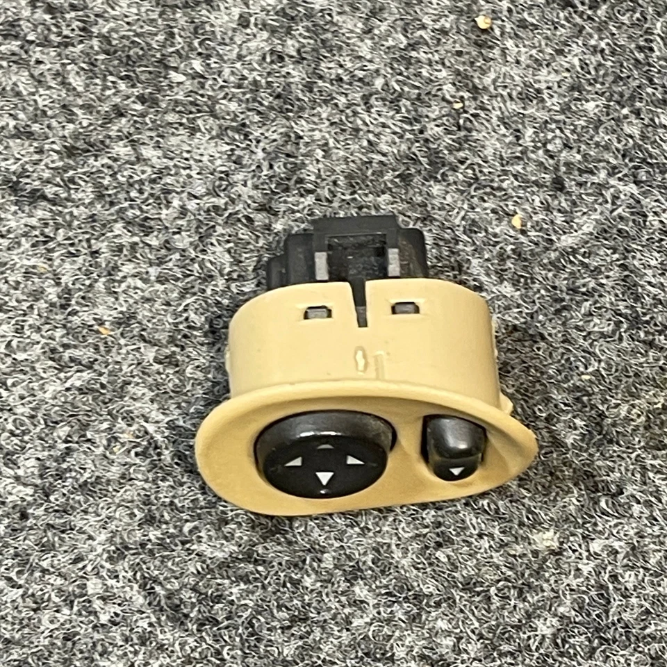 Interruptor de espejo retrovisor de puerta Pontiac Solstice 2006-2009 botón lado izquierdo del conductor OEM beige Foto 2 de 4