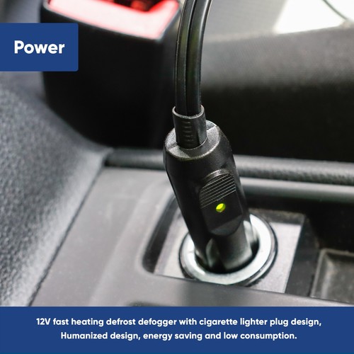 12 V Tragbarer ausklappbarer Griff Auto Heizung Windschutzscheibe Demister Defroster CH500 + CP - Bild 10 von 15