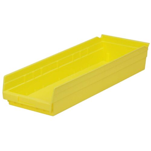Akro-Mils 30120RED Shelf Bin, 11-5/8" x 4-1/8" x 4", Red