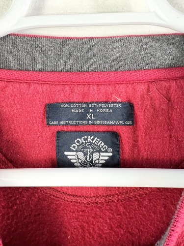 Vintage 90s Dockers Crewneck Sweatshirt Nautical Theme Size XL - Picture 4 of 8