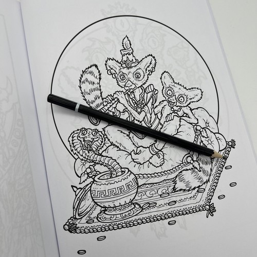 Colouring Heaven Magazine FANTASY CREATURES SPECIAL Issue 95 - Picture 5 of 5