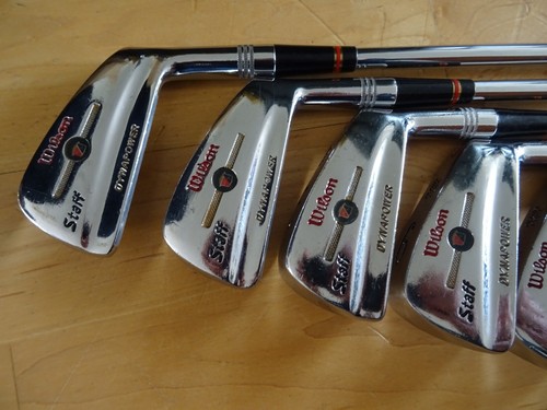 Wilson Staff Dyna Power iron set / 3i-PW+SW / Firm flex / Rare / VGC - Picture 3 of 12