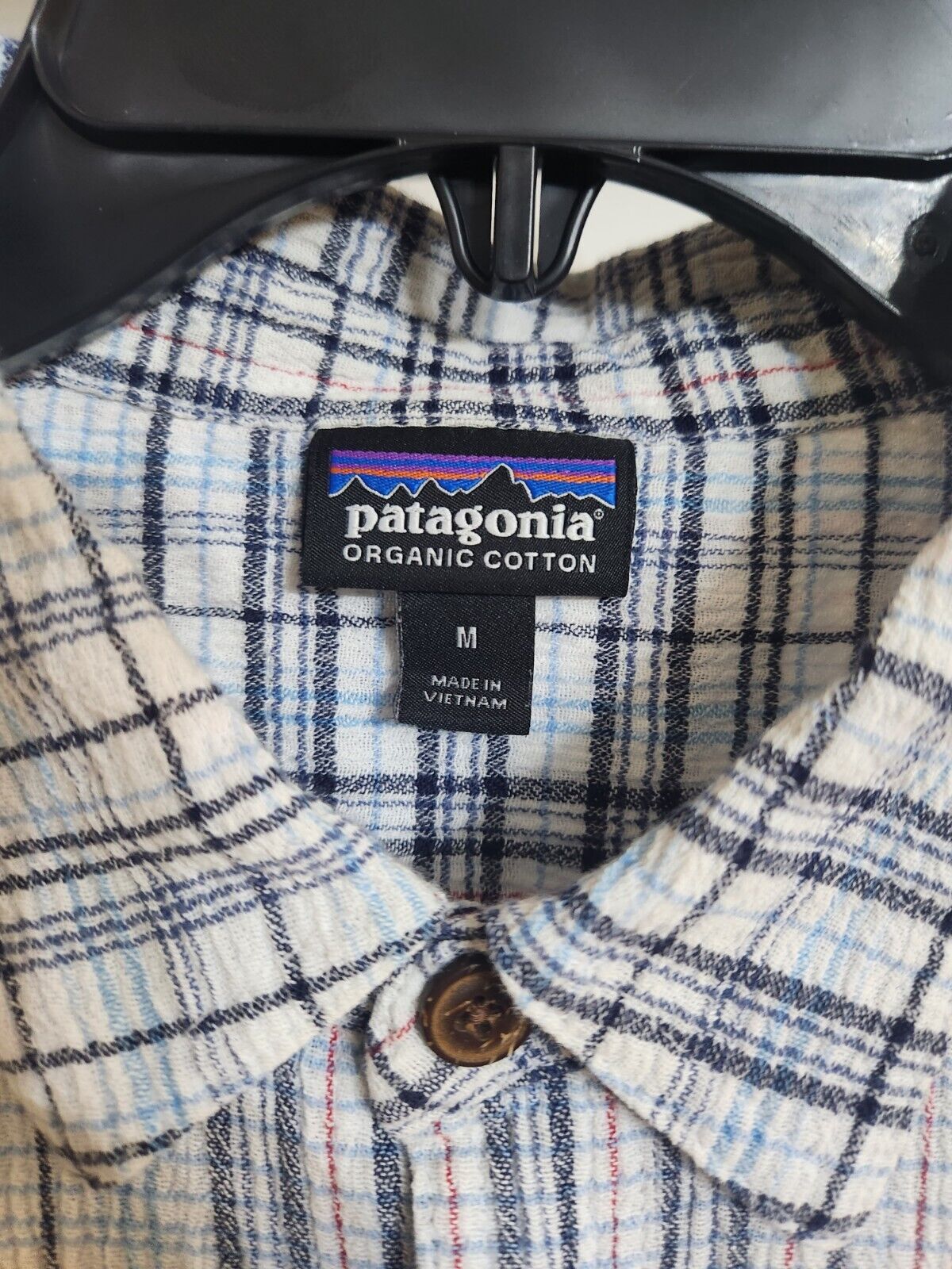 Patagonia Short Sleeve Button Up Shirt Nice Organic Cotton XL Men’s RN51884