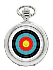 Archery Target Pocket Watch