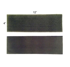 4 X 12 INCH MIL SPEC HOOK AND LOOP GENUINE  REPLACEMENT MATERIAL - NEW