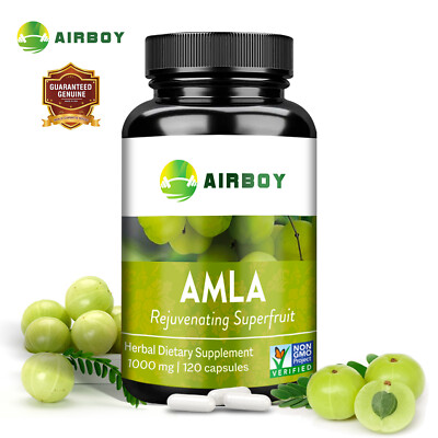 120pcs Amla 1000mg - Detox, Antioxidant, Immune Support, Fighting Free Radicals