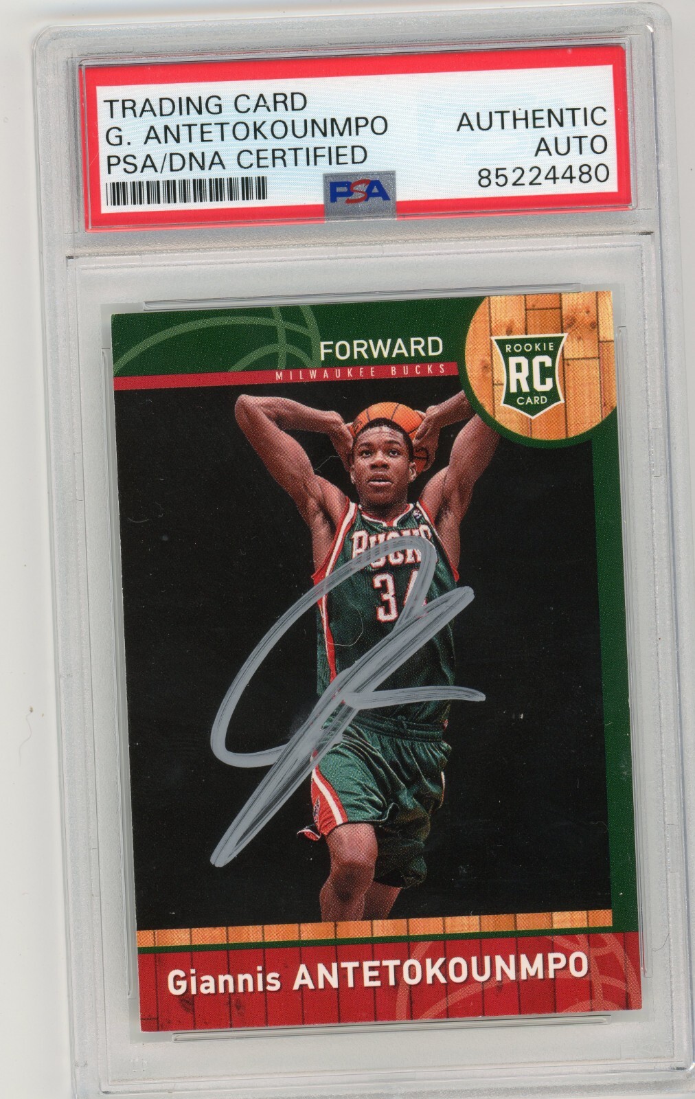 Giannis Antetokounmpo 2013-14 Panini Hoops Chinese Rookie Autograph #147 PSA/DNA