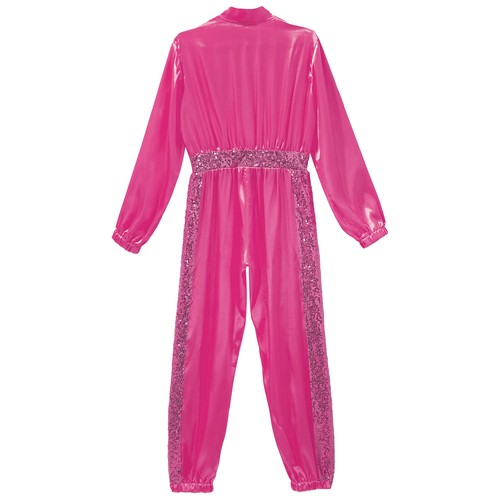 Girls Bodysuits Performance Romper Full Length Jumpsuit Latin Dancewear Street - Picture 49 of 71