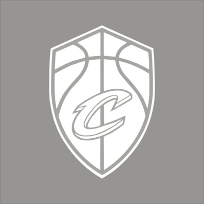 Cleveland Cavaliers #9 NBA Team Logo 1 Color Vinyl Decal Car Window Wall