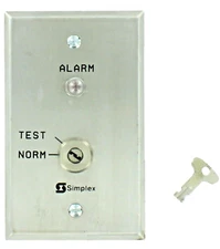 1 Pc Simplex Remote LED Indicator Light Stainless Steel Alarm Plate 2098-9806